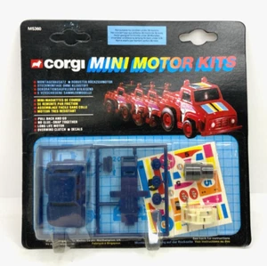41070 CORGI TOYS / ENGLAND / MINI MOTOR KITS FRICTION BLEU 5 CMS - Foto 1 di 2