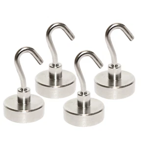 Ganci magnetici per appendere forti 25 libbre (confezione da 4) - Foto 1 di 4