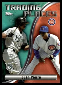 2006 Topps Trading Places Juan Pierre Florida Marlins/Chicago Cubs #TP-JP - Picture 1 of 2
