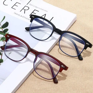 Nearsighted Glasses myopia negative power Anti-Blue Light Lnes -1.0 To - 4.0 - Picture 1 of 13