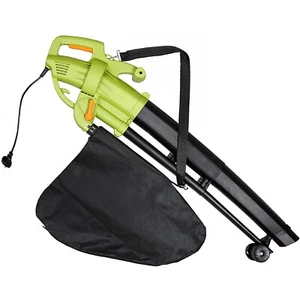 Aspirafoglie soffiatore elettrico 3 in 1 aspiratore trituratore con sacca 45 L - Foto 1 di 8