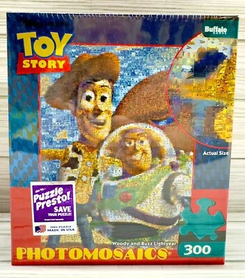 Buffalo Games Disney Pixar Toy Story Woody & Buzz Lightyear 300 piezas Puzzle Nuevo E2 Foto 1 de 4