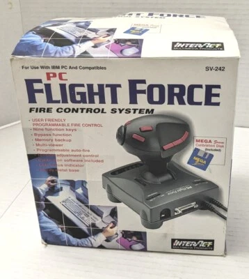 NEW  Flight Force Fire Control System SV-242 IBM PC Computer  - Image 1 of 4