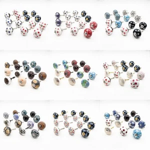 14 X Stück Möbelknopf Griff Beschlag Keramik Kommode farbenfroh 90 SETS SALE - Bild 1 von 92