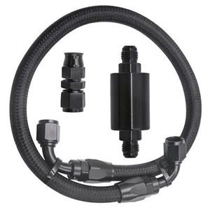 Nylon Braided Fuel Line For Honda/Acura B/D Series/EG EK DC2 Civic1988-2000 - Picture 1 of 5