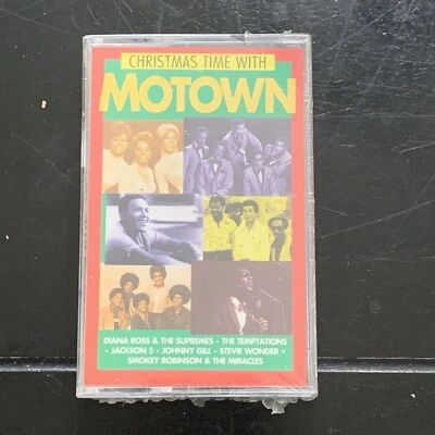 Various - Christmas Time With Motown Cassette Tape Jackson Five Stevie Wonder  - Image 1 of 2