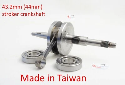 Cigüeñal de rendimiento 43,2 mm para Honda dio 50 AF18E AF28 AF27 2T de 1994 TW Foto 1 de 3
