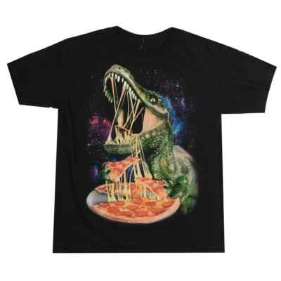 Berzy Boys Jurassic Pizza Lunch Youth Cotton T-Shirt by Bioworld - Image 1 of 3