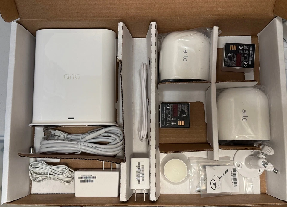 Arlo Pro 3 2-Camera Indoor/Outdoor Wire-Free 2K HDR Security Camera System(White - Image 1 of 1