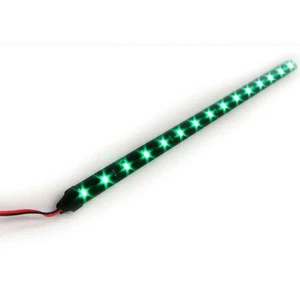 LED Leiste Stripe Streifen 24V LKW grün 30cm 15 x 1210 SMD selbstklebend - Picture 1 of 5