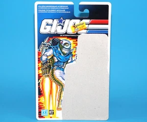 1989 GI JOE DOWNTOWN v1 CARDBACK UNCUT FILE CARD NL FR BENELUX EURO 1990 HASBRO - Picture 1 of 3