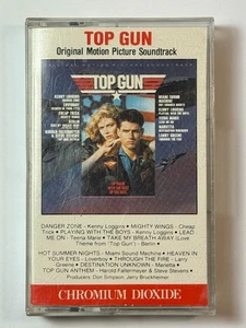 Cinta de casete banda sonora original Top Gun 1986 CBS Canadá - Imagen 1 de 5