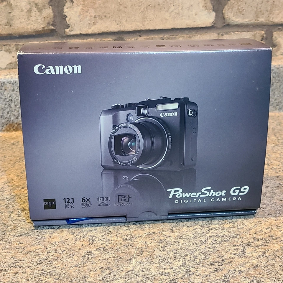 Cámara digital Canon PowerShot G9 12,1 MP ¡¡¡¡¡¡¡¡¡¡¡¡¡¡¡¡¡¡¡¡¡¡¡¡¡¡¡¡¡ (SIN CÁMARA) (Z1) Foto 1 de 4