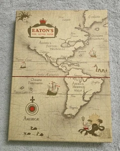 Juego de Papelería Vintage Eaton's Explorer Papel Letra Fina 6" X 9" NUEVA CAJA ABIERTA - Imagen 1 de 4