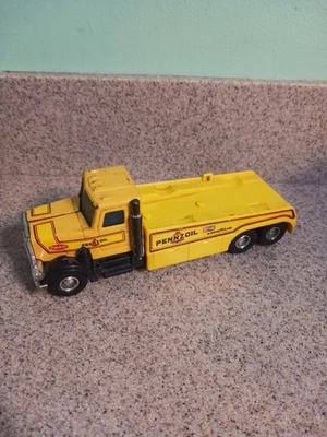 Caminhão de transporte vintage 1980 Buddy L Pennzoil Peterbilt feito no Japão - Imagem 1 de 4