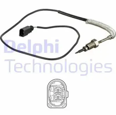 Sensor de temperatura de gases de escape TS30158 DELPHI para AUDI A4 B7 - Imagen 1 de 4