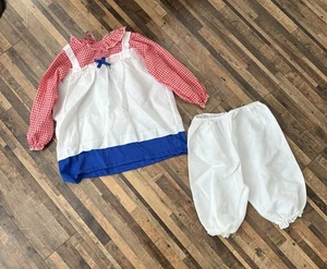 Vintage Handmade Raggedy Ann Toddler Halloween Costume Size 2-4 - Picture 1 of 8