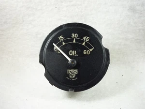Standard Little Nine 9 Oil Pressure Gauge 10 12 20 Flying Big Humber SS Jaguar - Picture 1 of 9