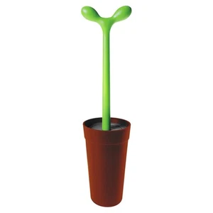 NEW Alessi Merdolino Toilet Brush Brown - Picture 1 of 2