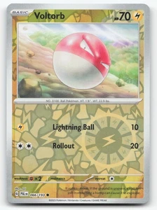 Pokemon Voltorb 066/193 Reverse Holo Common SV02: Paldea Evolved NM/LP - Picture 1 of 2