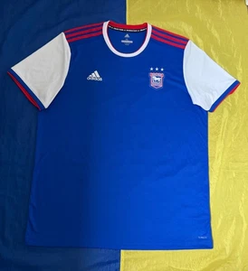 IPSWICH TOWN 2018-2019 HOME FIFA SOCCER JERSEY FOOTBALL SHIRT ADIDAS Sz. XL - Picture 1 of 13