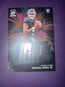 2024 Donruss Optic Michael Penix Jr. Light It Up Rookie Insert, Atlanta Falcons - Picture 1 of 2