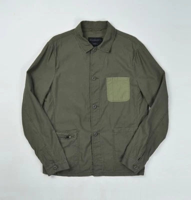 Men's Allsaints Khaki Long Sleeve Overshirt Militari Sierra Jacket Size M - Image 1 of 4
