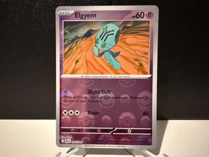 Tarjeta holográfica inversa 2025 Pokemon TCG Elgyem 040 S&V blanca acampanada Poke Ball casi nueva+ - Imagen 1 de 1