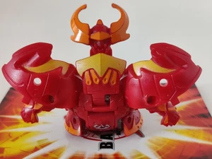 Bakugan Battle Brawlers Krakix Red Pyrus Gundalian Invaders DNA 650G Free P&P - Picture 1 of 7