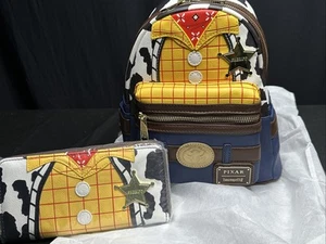 Loungefly Disney Toy Story Woody Cowboy Backpack Wallet - Picture 1 of 17