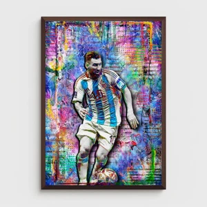 LIONEL MESSI ARGENTINA NATIONAL TEAM 24x36in Pop Art Poster Free Shipping US - Picture 1 of 10