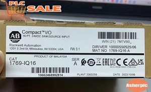 1PC New Factory Sealed AB 1769-IQ16 /A CompactLogix 16 Pt 24VDC Input Module US - Picture 1 of 1