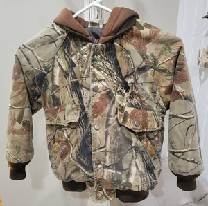 RedHead for YOUTH Jacket Coat Small Thermolite Realtree Camo Hood Insulated Hunt - Picture 1 of 24
