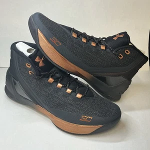 UA CURRY 3 Under Armour 1299665-001 Brass Band Copper Men’s Shoes Size 12 - Picture 1 of 13