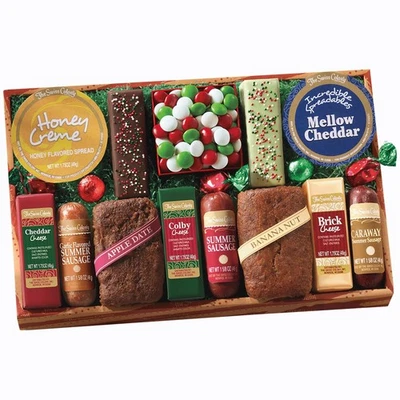 The Swiss Colony Lucky 13 Feast – Holiday Food Gift with Summer Sausages, Che...
