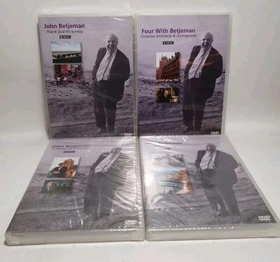 John Betjeman DVDs Passion For Churches Thank God Birds Eye View 3 Sealed, Dvd - Image 1 of 4