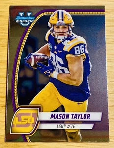 2024 Topps Bowman Chrome U Mason Taylor RC Rookie #128 LSU - Picture 1 of 2