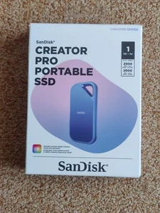 SanDisk Creator Pro Portable SSD 1 TB Für Content Creator robuste Bauweise - Bild 1 von 2