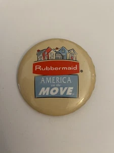 Rubbermaid America On The Move Pin Botón Trasero P106 - Imagen 1 de 3