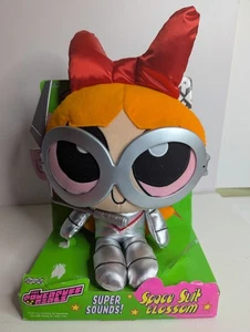 Vintage 2000 Y2K Powerpuff Girls Talking Blossom in Space Suit Plush - New  - Picture 1 of 7