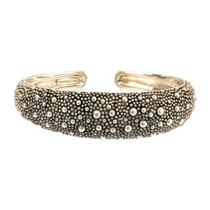 Michael Dawkins Starry Night Sterling Silver 925 Hinged Cuff Bracelet 46g - Picture 1 of 11