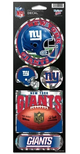 New York Giants Prismatic Sticker by Wincraft