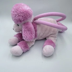 Russ Pink Poodle Purse Bag Zipper Closure Plush Stuffed Animal Dog 2018 - Picture 1 of 9
