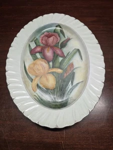 Harmony House Fine China Heirloom Oval Platter Platinum Trim 3512 -14 3/8"  - Picture 1 of 7