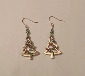 Christmas Tree Earrings - Picture 1 of 1