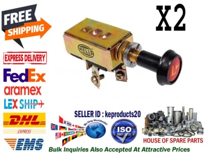 INTERRUPTOR DE FARO HELLA 12V SE ADAPTA A FORD TRACTOR UNIVERSAL JEEPS Foto 1 de 3