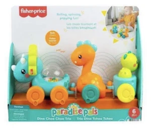 Fisher Price Paradise Pals Dino Choo Choo Trio NEW IN BOX! Christmas - Picture 1 of 4