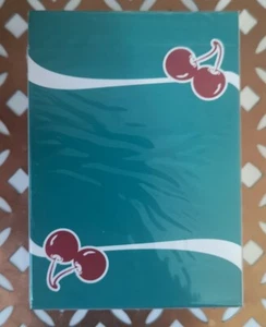 Cherry Casino V3 Aqua Cartas de Juego Nuevo Sellado Casino Edición Limitada Baraja Rara - Imagen 1 de 6