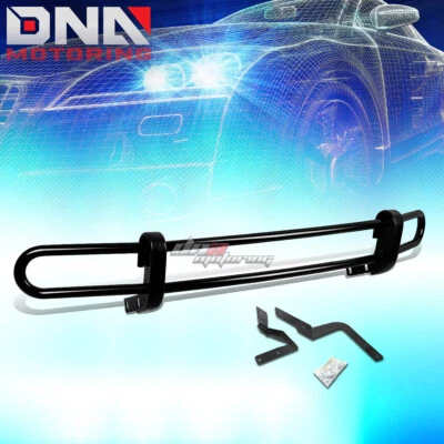 FOR 07-11 HONDA CRV/CR-V RE BLACK COATED DOUBLE TUBE REAR BUMPER PROTECTOR GUARD - Image 1 of 4