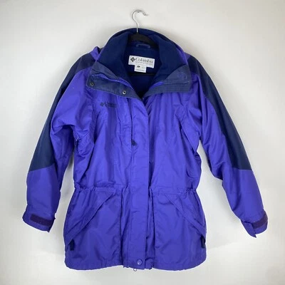 Columbia Sportswear Ski Jacket Womens Small Double Whammy Full Zip Snap Purple - Image 1 of 4